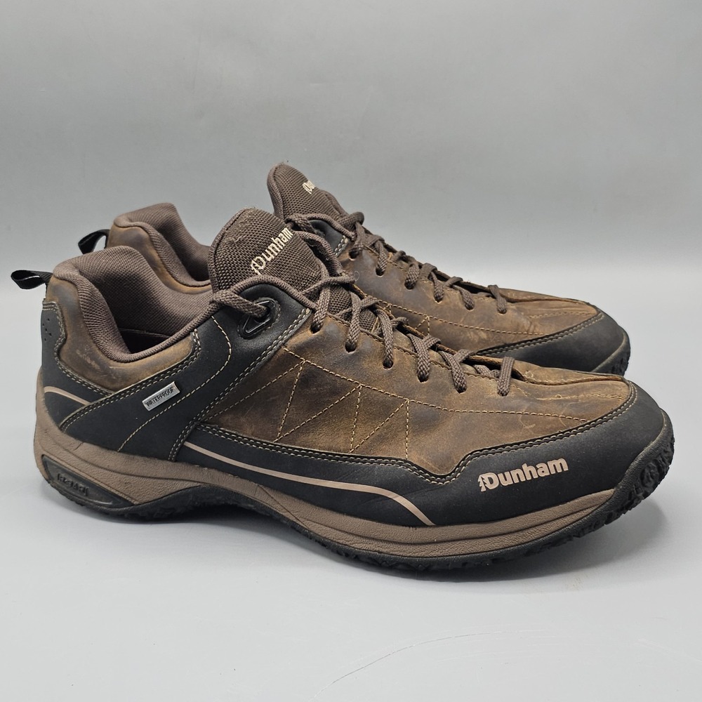 Dunham Cloud Plus Lace-Up Trekker Shoes Waterproof Hydroguard C15613 Men's 14